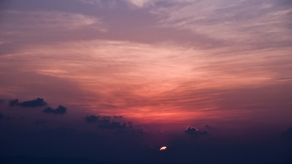 pink sunset 