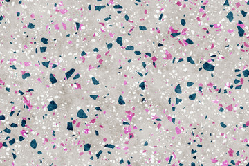 Terrazzo texture. Polished concrete floor and wall pattern. Color surface marble and granite stone, material for decoration