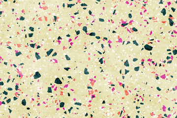 Terrazzo texture. Polished concrete floor and wall pattern. Color surface marble and granite stone, material for decoration
