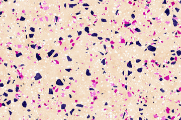 Terrazzo texture. Polished concrete floor and wall pattern. Color surface marble and granite stone, material for decoration