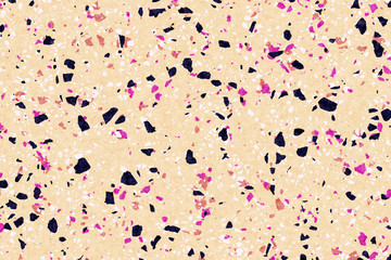 Terrazzo texture. Polished concrete floor and wall pattern. Color surface marble and granite stone, material for decoration