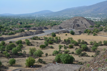Pyramides de Teotihuacan Mexique