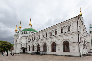 Fototapeta na wymiar Lavra, Kiev - Refectory Church Exterior, Ukraine