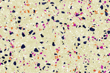 Terrazzo texture. Polished concrete floor and wall pattern. Color surface marble and granite stone, material for decoration