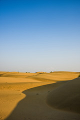 sand dunes in the desert