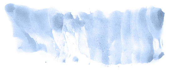 Obraz premium Abstract watercolor background hand-drawn on paper. Volumetric smoke elements. Navy blue color. For design, web, card, text, decoration, surfaces.