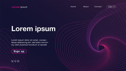 Background abstract purple light line color for Homepage