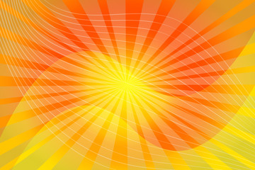 Obraz premium abstract, orange, yellow, wallpaper, design, illustration, light, wave, graphic, color, waves, gradient, bright, sun, texture, backdrop, pattern, art, red, curve, lines, line, artistic, shape, color