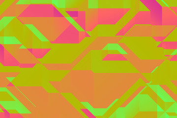 Modern geometric abstract background.  Bright colorful banner with a trendy gradient shapes