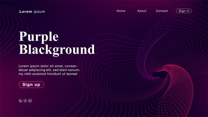 Obraz premium Background abstract purple pink light line color for Homepage