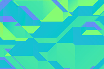 Modern geometric abstract background.  Bright colorful banner with a trendy gradient shapes