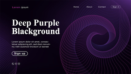 Background abstract deep purple light line color for Homepage