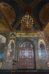 Fototapeta na wymiar Lavra, Kiev - Refectory Church Interior, Ukraine