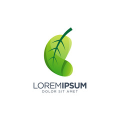 Green Leaf Logo Design