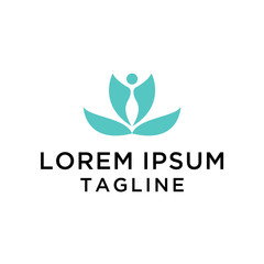 Human Welllness Logo Design Template