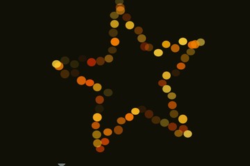 Obraz premium Christmas bokeh background light