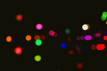 Christmas bokeh background light