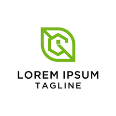 Leaf GI Logo Design Template