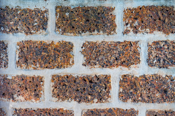 Background of old vintage brick wall