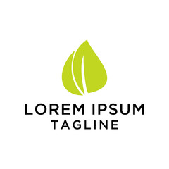 Leaf Modern Logo Design Vector