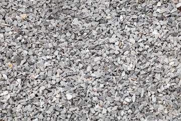 Crushed stone texture background. Crushed stone construction materials.