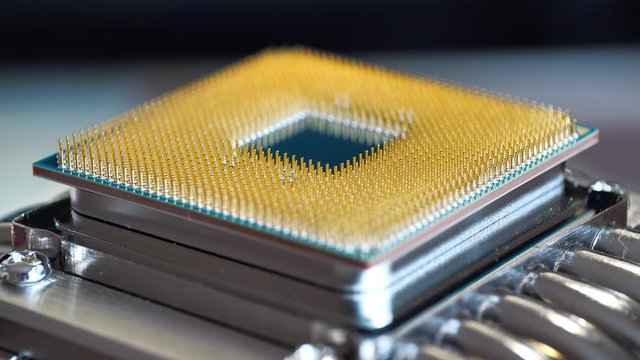 Central processing unit - CPU with processor cooling system