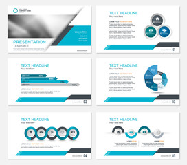 Template presentation slides background design