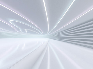 Abstract modern architecture background. 3D