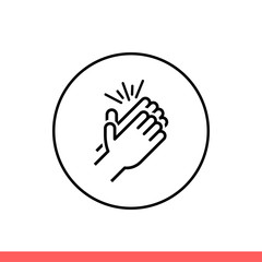 Applause vector icon
