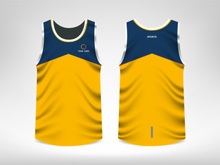 Sleeveless Sport T-shirt Design