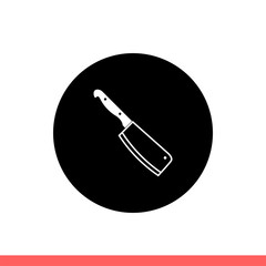 Knife vector icon