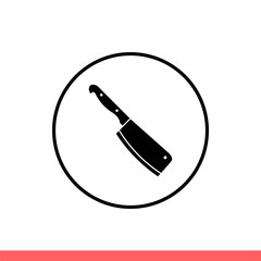 Knife vector icon