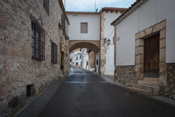 Wandering the historical streets of Uclés village (Cuenca), Spain