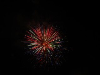 fireworks in the sky