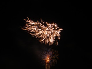 fireworks in the sky