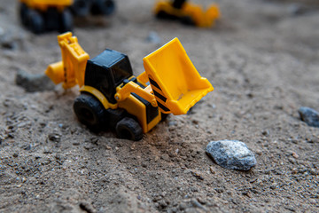 Yellow Dump Trucks