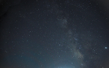 Obraz na płótnie Canvas night sky with stars and the Milky Way