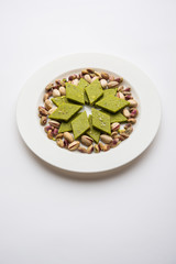 Pista Katli/Burfi/burfee or Pistachio cake 