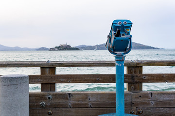 View Finder next to Alcatraz 