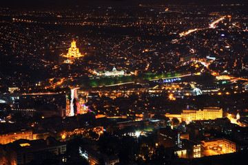 Panoramic view of Tbilisi. Georgia