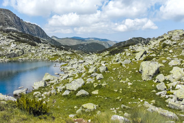 Lake at the trail from Malyovitsa hut to Scary Lake, Rila Mountain