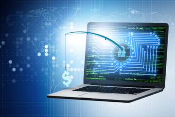 Computer and online security concept