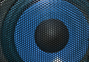 grid view speakers speakers silver, gray, blue, texture