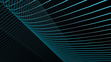 Background Wallpaper Wavy Array of Curved Lines 