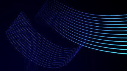 Background Wallpaper Wavy Array of Curved Lines 