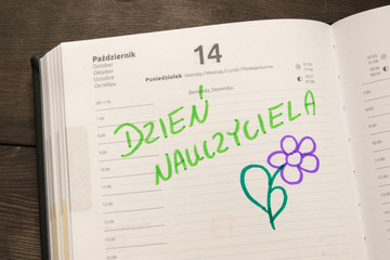 Dzień edukacji narodowej. Dzień nauczyciela.