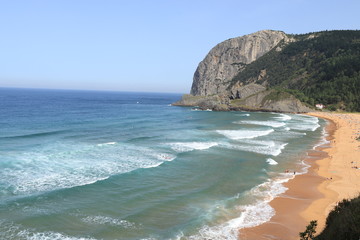 Urdaibai Bizkaia, Pais Vasco, Mundaka, Playa de Laga