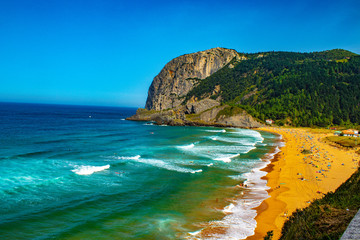 Urdaibai Bizkaia, Pais Vasco, Mundaka, Playa de Laga