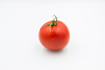 image of a tomato with a white background
