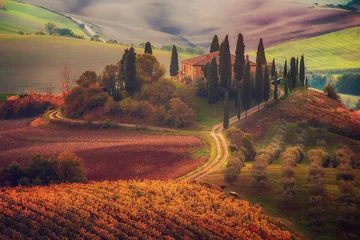Tuinposter Zonsopgang in Italië © Roxana
